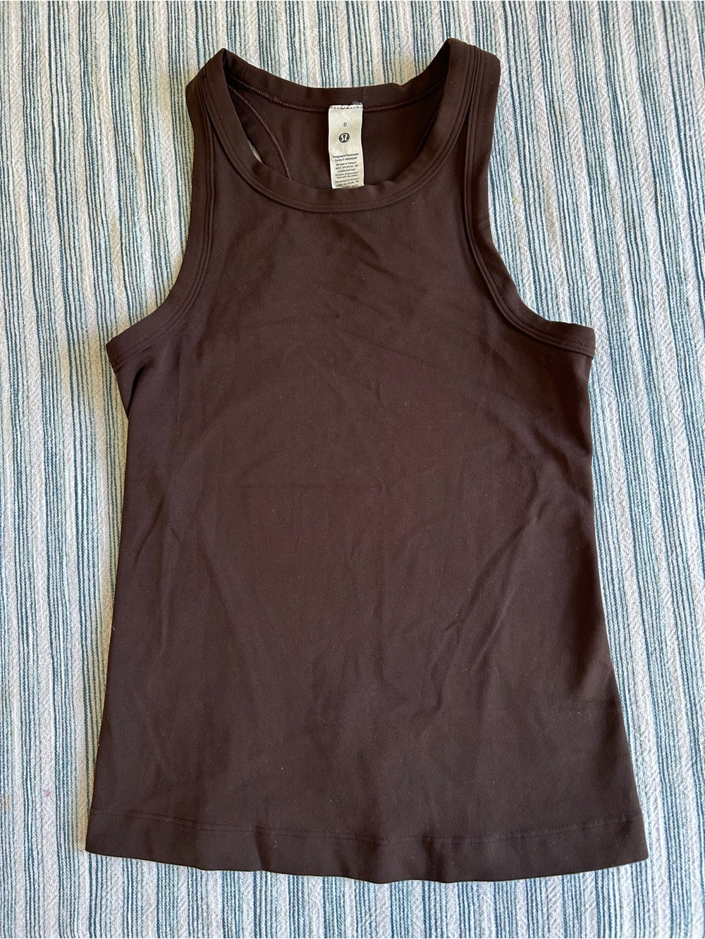 lululemon athletica Women's Dark Brown Racerback Tank